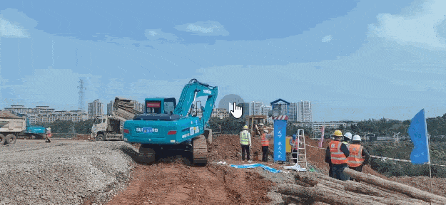 冲锋一线显担当！山河智能挖掘机助力长沙方舱医院建设