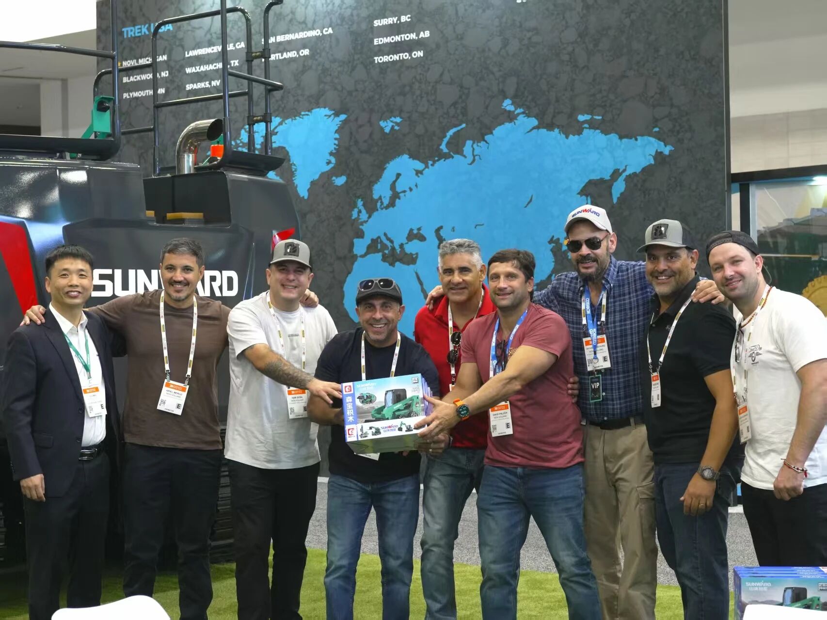 2026美国拉展圆满收官，山河智能高端定制再获认可！